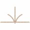 Ekena Millwork Redmond Smooth Timber Gable Bracket, Douglas Fir, 108"W x 58"H x 1 1/2"D x 3 1/2"F, 13/12 Pitch GBW108X58X0204RED00SDF - alternate 1